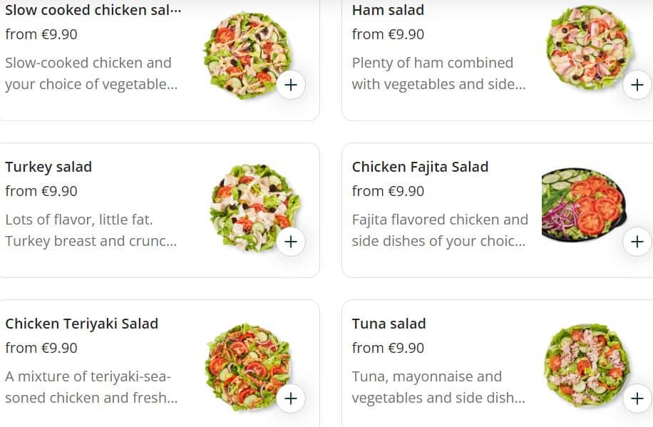 Subway Salad