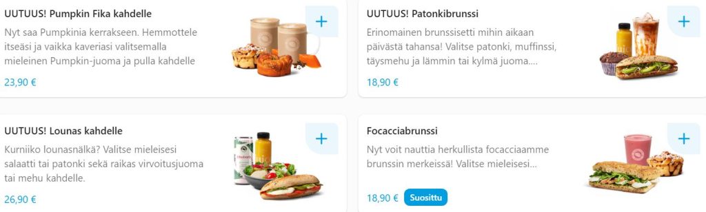 Ravintola Espresso House Menu