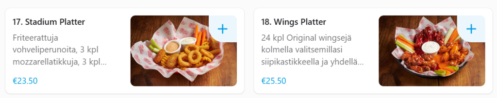 sticky wingers menu slam dunk