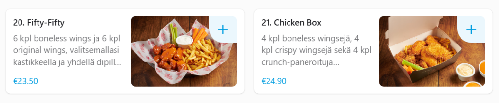 sticky wingers menu slam dunk