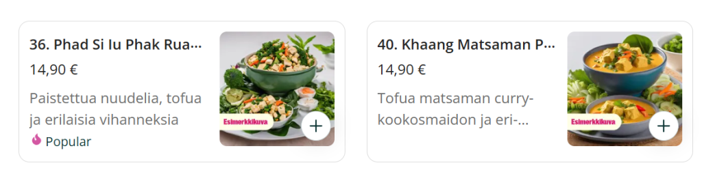 thai & laos menu vegentarian dishes