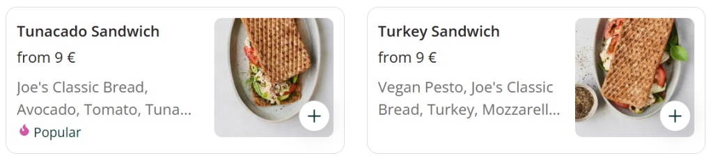 Joe & the juice sandwich