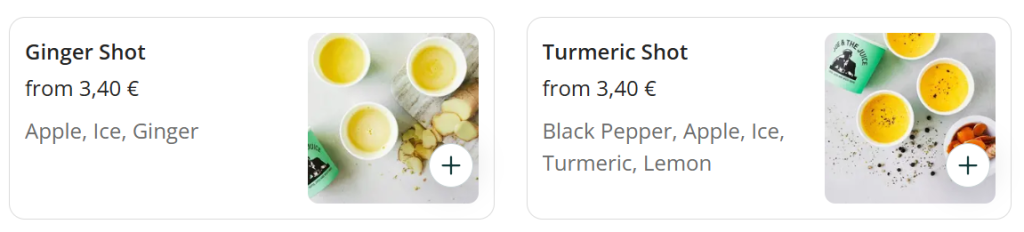 Joe & the juice shots