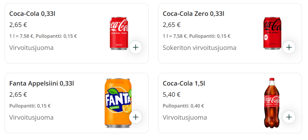 ravintola piccante menu drinks